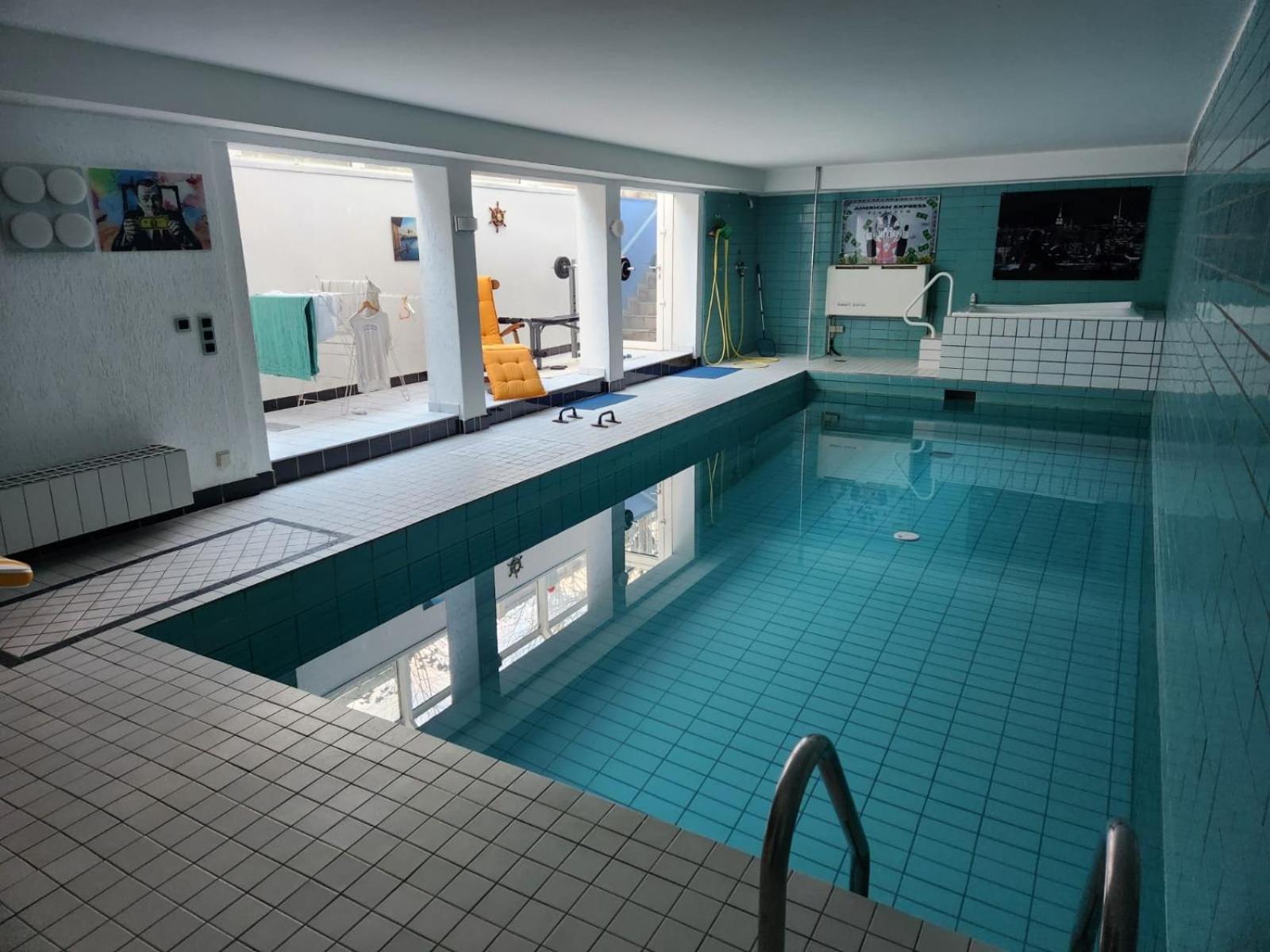 דיסבורג Villa Casa Blanca Mit Privatem Schwimmbad 26 Grad Und Sauna מראה חיצוני תמונה